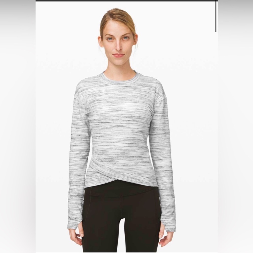 Lululemon Close to Crossing Long Sleeve
*Rulu
Space Dye Camo White Silver Spoon